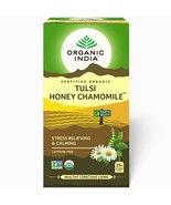 Organic India Herbal Tulsi Honey Chamomile Tea 25 Tea Bags (Pack of 2) - $13.55