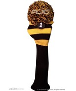 Gold Black Golf Headcover Club Pom New Head Cover Fits Taylormade #1 New... - $14.65