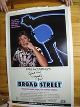 Paul McCartney Movie Poster The Beatles Give My Regards To Broad Street - £70.45 GBP