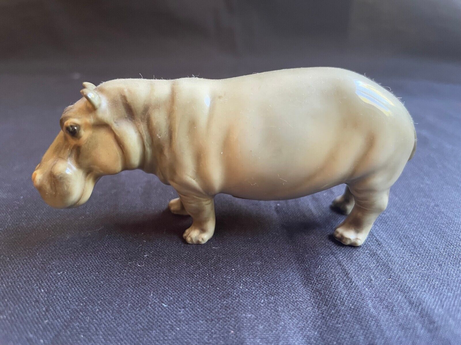 Primary image for antique hutschenreuther jhr selb germany porcelain hippopotamus hippo. Markes...