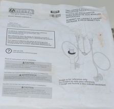 Delta Ara 3567BLMPU DST Black Matte Faucet Two Handle Lavatory image 6