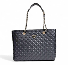 Guess Women Bag - Designer Black Tote Bag Fashion Handbag Casual Large New - $3,766.12 MXN