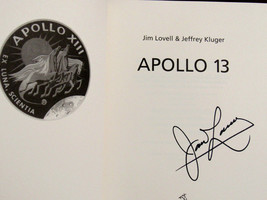 James Lovell Apollo 13 Nasa Astronaut Signed Auto 30TH Anniversary Book Beauty 2 - £197.83 GBP