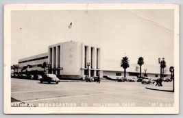 Hollywood California NBC National Broadcasting Co Building RPPC Postcard B33 - £6.99 GBP