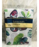 Home Collection Spring Butterflies Table Cloth:52x70”.Vinyl-Picnic - $13.41 CAD