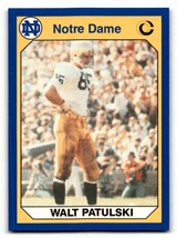 1990 Collegiate Collection Notre Dame #75 Walt Patulski    Notre Dame F ID:61210 - $1.67