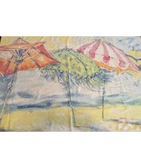 Leoma Lovegrove Tropical Colorful Beach Umbrellas Beach Towel 68&quot; x 35&quot; ... - $24.63
