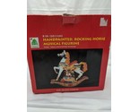 Handpainted Rocking Horse Musical Figurine Christmas Some Enchanted Even... - $26.72