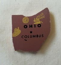 Ohio Sifo Vintage United States Map Wooden Puzzle Replacement Piece Crafts - £4.00 GBP