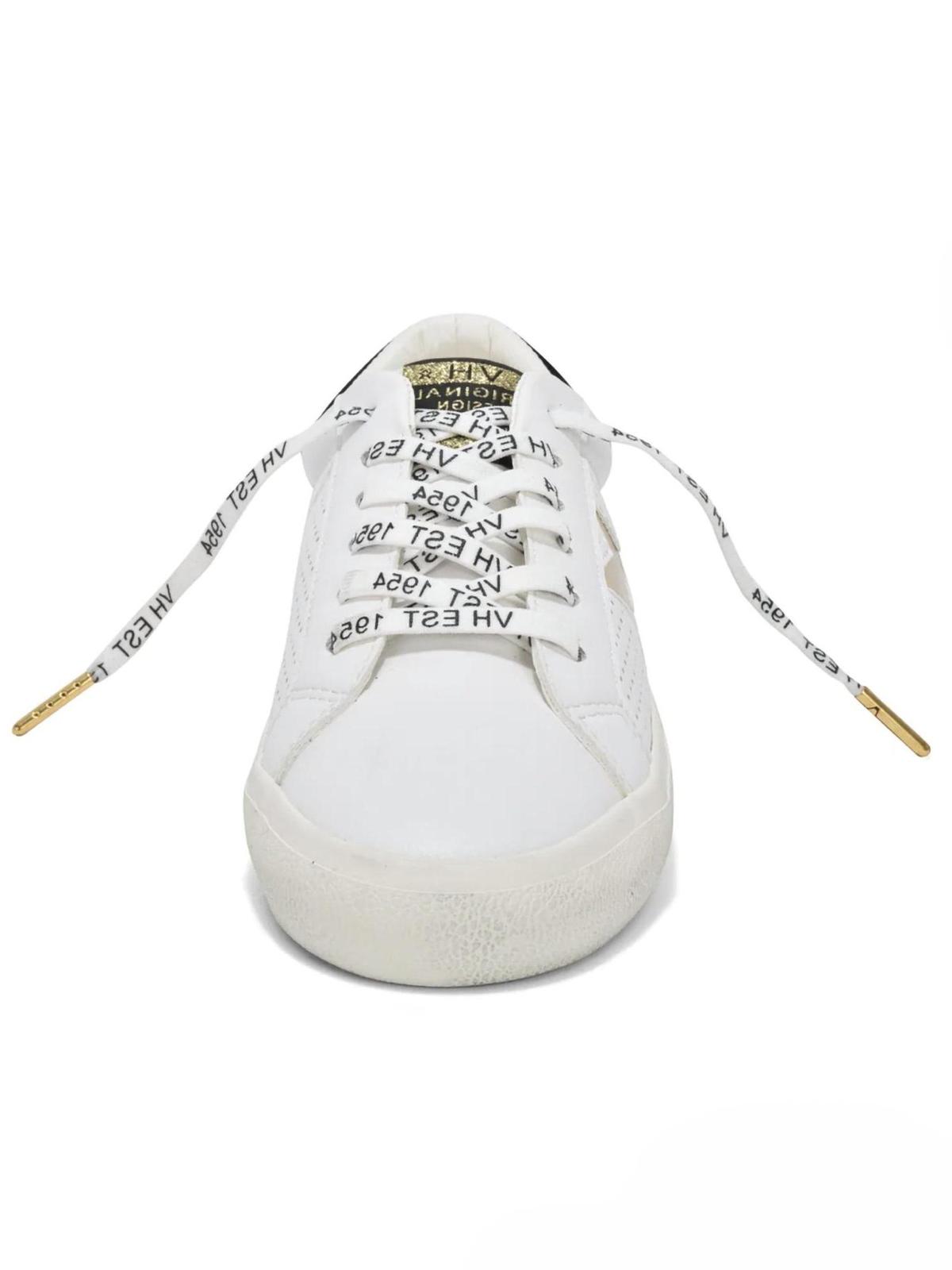 Vintage Havana Gadol Ro Dotted Sneaker With Metallic Gold Star White - $82.00