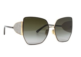 New Jimmy Choo RIVER/S 763 Gold Brown Authentic Sunglasses 61-16 - £153.36 GBP
