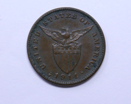 U.S Mint 1914-S Philippines One 1 Centavo Bronze Coin - $11.99