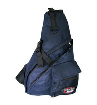 Messenger Sling Body Bag Backpack NAVY School Shoulder Day Pack Hiking R... - £17.40 GBP