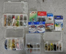 Fishing Hooks Flies Lures Swivel Tackle Assorted Lot As Is - £39.27 GBP