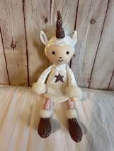 Jellycat Unicorn Plush Doll Fluffy Sparkly Star Glitter Lovey 12” - £27.91 GBP