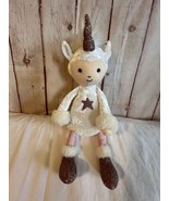 Jellycat Unicorn Plush Doll Fluffy Sparkly Star Glitter Lovey 12” - £27.52 GBP