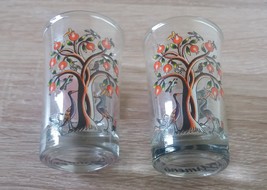 Armenian Vodka Shot Glasses, Pomegranate Shot Glasses, I Love Armenia Pair - £50.61 GBP