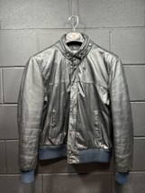 Vintage SADDLERY Cooper Collection Men&#39;s Bomber Leather Jacket Size 40 - $64.99