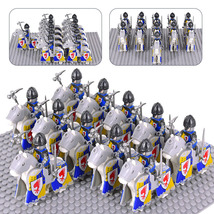 22pcs Wars of the Roses Mounted Single-sword Army Set Minifigure Toys - £27.29 GBP
