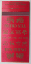 Yen Ching - Davenport, Iowa Chinese Restaurant 30 Strike Matchbook Cover IA - £1.40 GBP