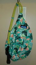 Kavu Womens Rope Bag Jungle Party Backpack 923-1179 Travel Green New - £34.99 GBP