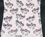 Baby Blanket Unicorn Alicorn Pegasus Rainbow Pink Single Layer - $6.99
