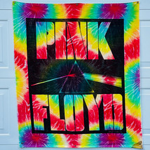 Vintage Psychedelic Pink Floyd Dark Side Of The Moon Tapestry Wall Banne... - $74.20