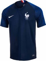 Nike France FFF Stadium Home Youth Jersey 2018/19 Size XL - $34.64