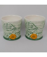 Lot of 2 Cutty Sark Porcelain Tumblers Tall Ships Rope Wax Seal 1998 Gre... - $19.35