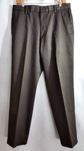 Dockers D2 Brown Slacks Career Casual Pants Flat Front Relaxed Mens 32X3... - $34.99