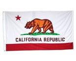 2x3 California Republic Flag Super Poly Flag 2&#39;x3&#39; Banner Brass Grommets - $4.44