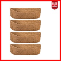High-Quality 4 Pack Coconut Coir Liners - Perfect for Garden and Home Pl... - $660.61 MXN