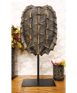 Ebros Large Alligator Snapping Turtle Shell Sculpture On Metal Mount 20.5&quot;H - $137.20 CAD