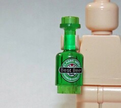 Gift Toys Beer Alcohol Green Bottle Fors Custom Minifigure  - $2.33