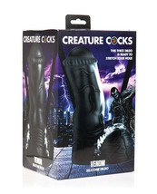 Creature Cocks Venom Silicone Dildo - Black - £56.98 GBP