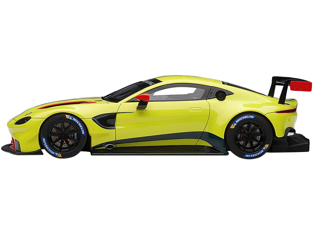 2018 Aston Martin Vantage GTE Le Mans PRO Presentation Car Lemon Green Metallic  - £136.56 GBP