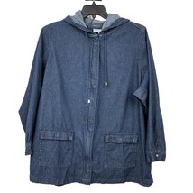 Woman Within Denim Jacket Womens 18/20 L Used Tall - £12.37 GBP