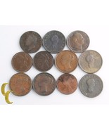 1806-1891 Grande-Bretagne Half Penny Lot ( Ag-Xf ,11 Pièces) Angleterre ... - $4,795.81 MXN