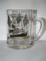 Queen Mary - Long Beach California - Glass Mug - £23.90 GBP