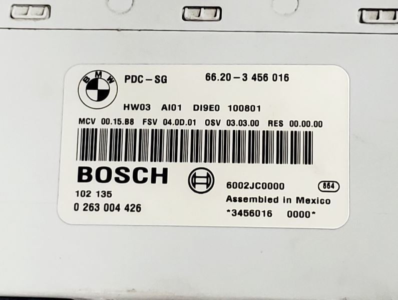 Control Module Park Assist Module PN 0263004426 OEM 2011 2013 Mini Cooper  Item image 3