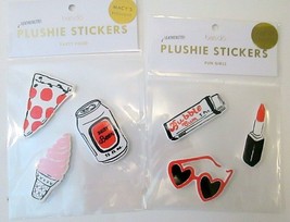 ban.do Leatherette Plushie Stickers FUN GIRLS and PARTY FOOD Lot  - £9.37 GBP