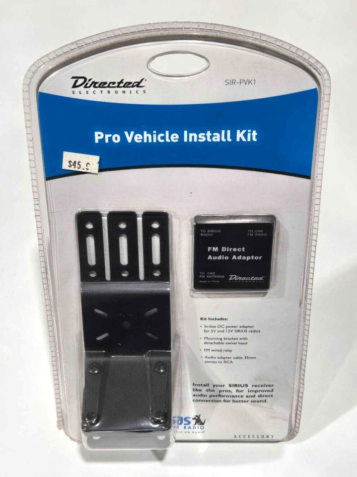 DIRECTED ELECTRONICS SIRIUS PRO VEHICLE INSTALLATION KIT SIR-PVK1 BRAND NEW - $31.67