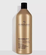 Pureology Nano Works Gold Shampoo 33.8 oz FAST SHIPPING - $115.31