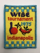 Bowling Patch 1975 Indianapolis WIBC Tournament Vintage 3,5&quot; Vintage Acc... - $12.00