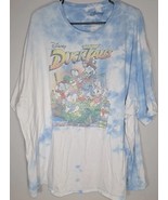 DuckTales Disney White &amp; Blue Tye Dye Graphic Limited Edition T-Shirt 3X... - $23.33