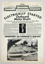1930 Print Ad Johnson Sea-Horse Outboard Motors Aquaflyer Boats Waukegan,IL - £11.15 GBP