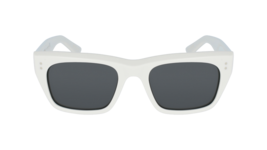 CELINE CL40060i 25A 53mm Rectangle Sunglasses, Glossy White - £237.74 GBP