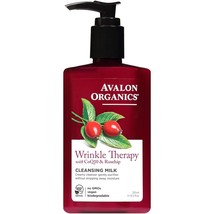 Avalon Organics Cleansing Milk, Wrinkle Therapy with CoQ10 & Rosehip, 8.5 Oz - $26.99