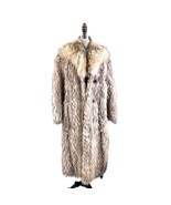 VTG Coyote Fur Trench Coat Women S/M Int. Collection Supreme Haute Grille - $1,095.90 CAD