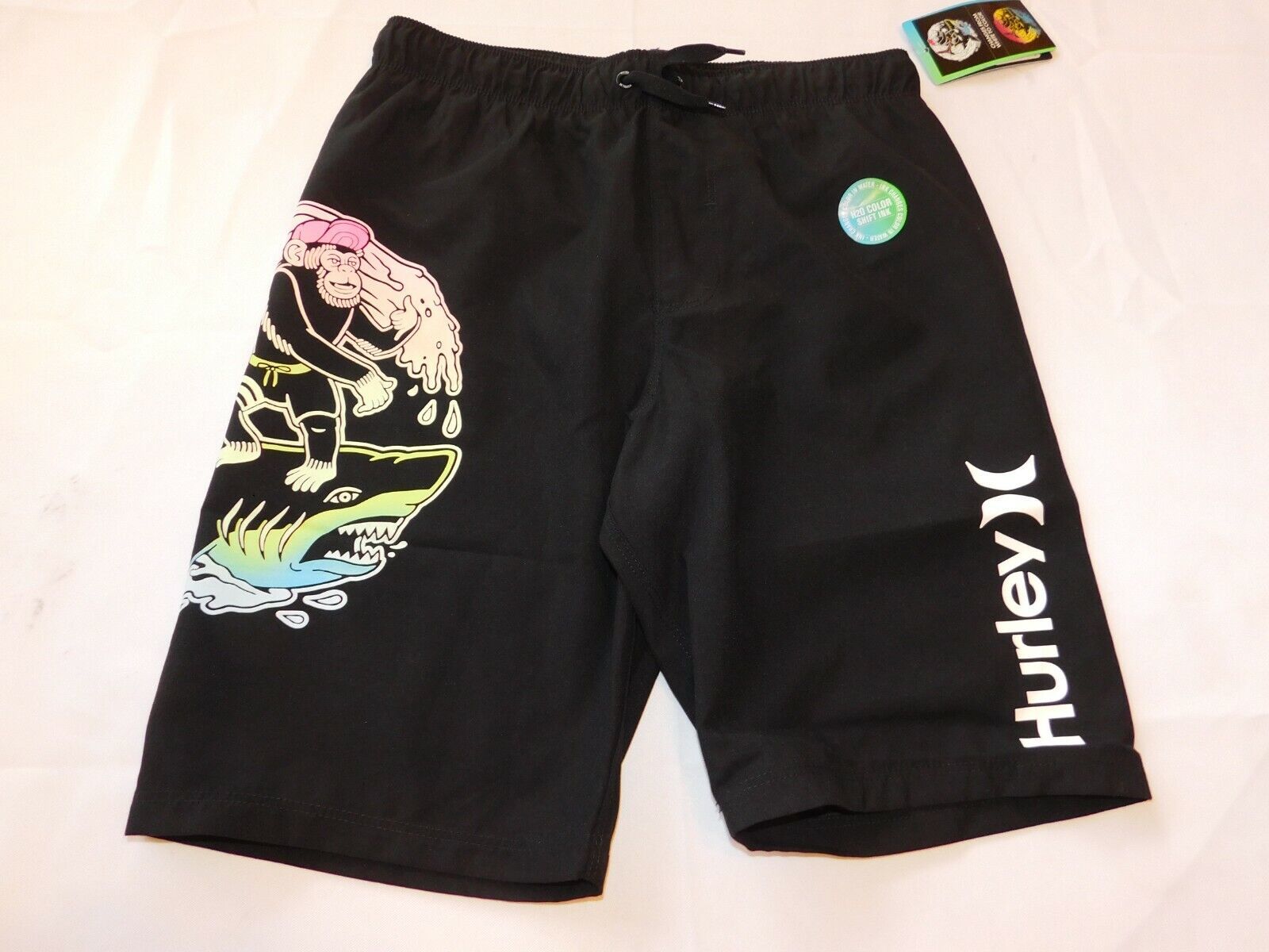 Primary image for Hurley Youth Boy's Board Shorts Swim 983932-023 Black Size Variations NWT